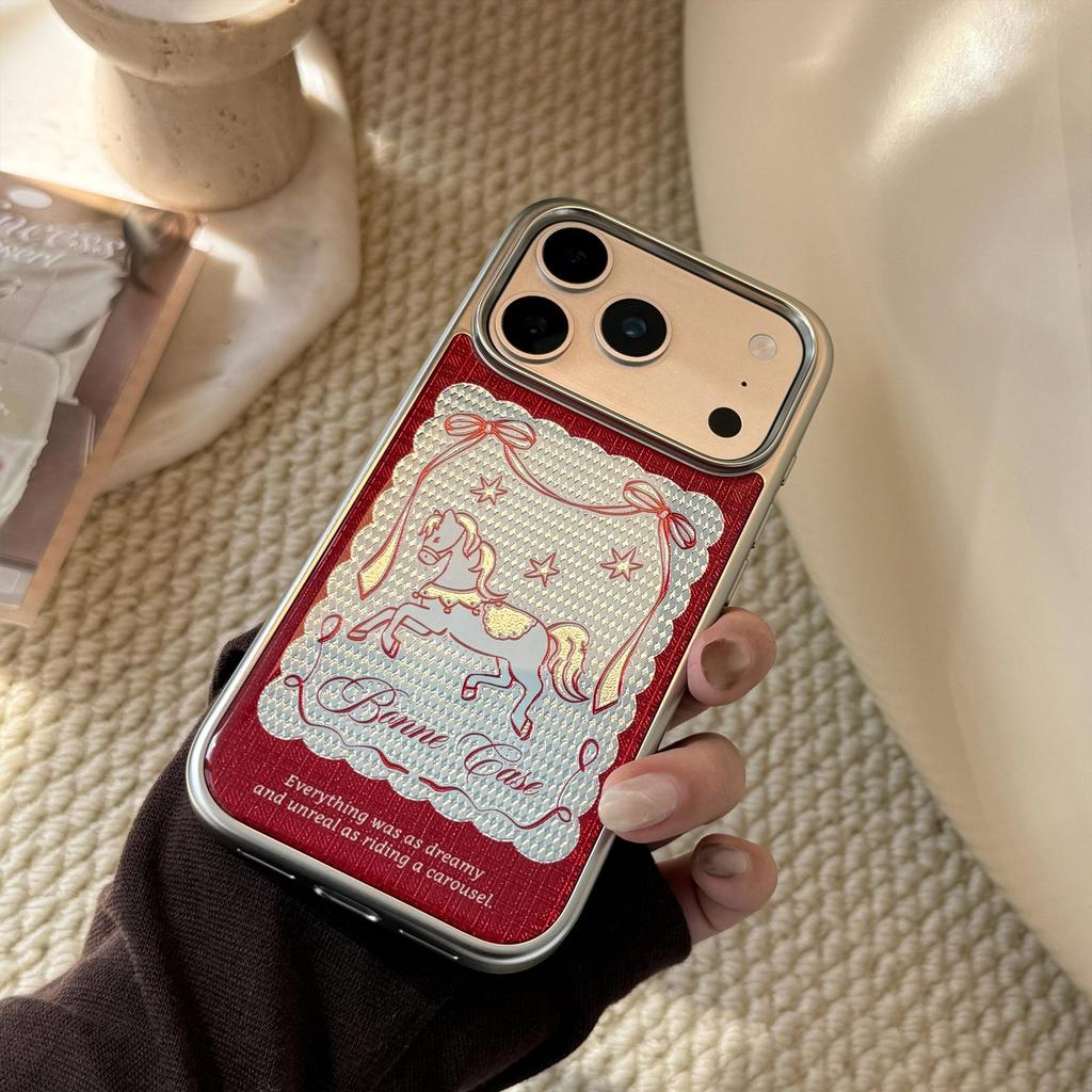 Artistic Pony Phone Case Bracelet for iPhone 16, iPhone 17, iPhone 17 Pro Max