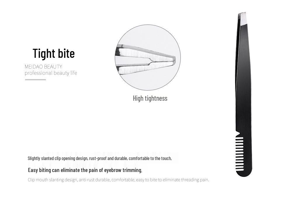 Detachable Eyebrow Razor & Scissors Beauty Set with Eyelash Brush and Comb