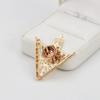 Tide Exquisite Collar Brooch Vintage Hollow Out Metal Brooch  For Men Women Lady Blouse Shirt