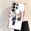 Cartoon Cute JUJUSU Anime Soft Phone Case For Samsung Galaxy S26 Ultra S25 Edge S24 FE S23 Plus S22 S21 + S20 Plating Anti-Fall