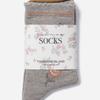 Thursday Island Side Motif Socks_T256MSC140W