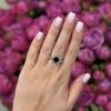 Silver Ring with Natural Onyx, Product Weight 4.49 G (2175544)