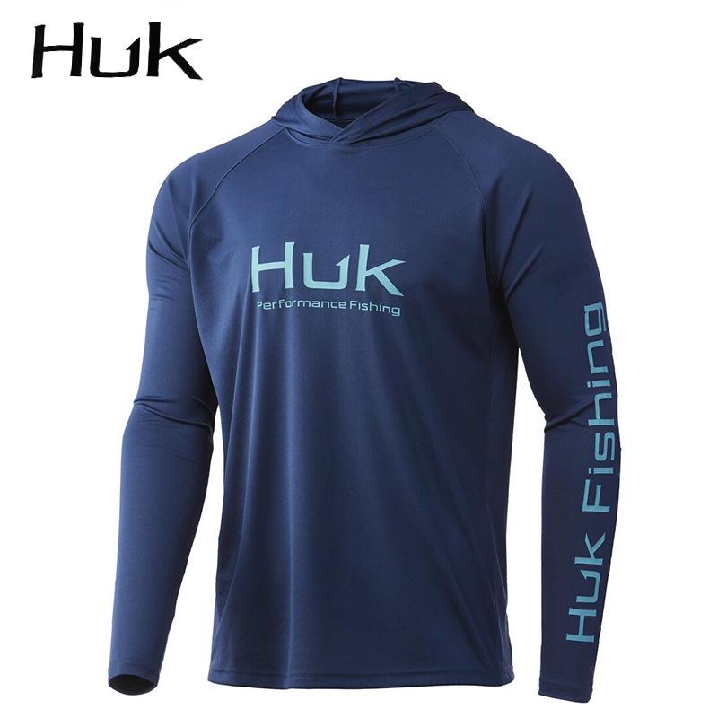 Take One HUK Heren UPF 50+ Lichtgewicht IJszijde Met Capuchon Lange Mouwen Visshirt 3XL