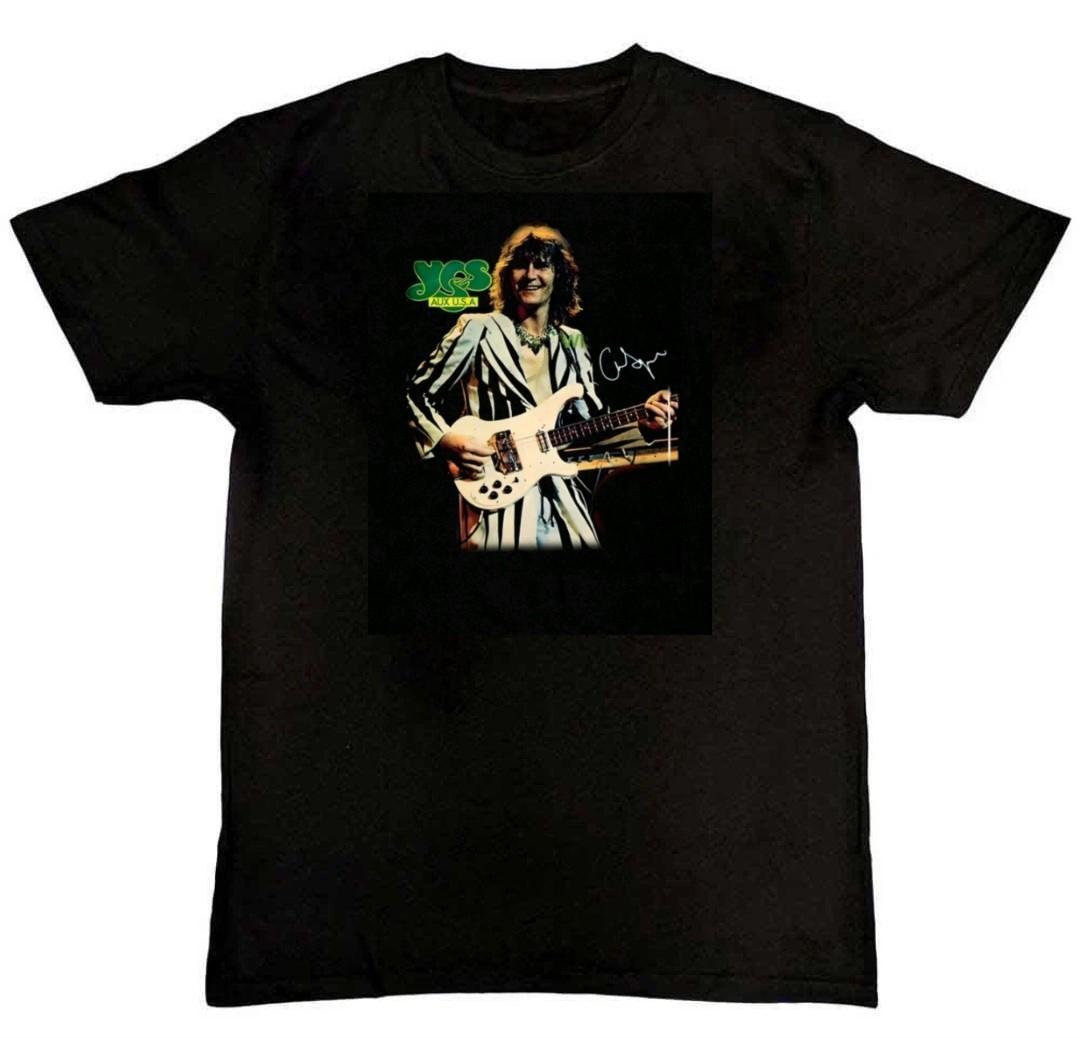 Chris Squire Signature Graphic Print Mens T-Shirt XXXL