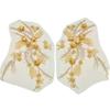Fashion Elegant Sequin Embroidery Sequined Embroidery Patches DIY White Black Embroidered Floral Patches Sequins Patches Dresses