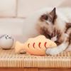 Cat Feeding Toy For Fun Cat Hunting Toy 11.86*4.72*5.7cm Cat Food Dispenser Fish-shaped Design Food-safe Silicone Material
