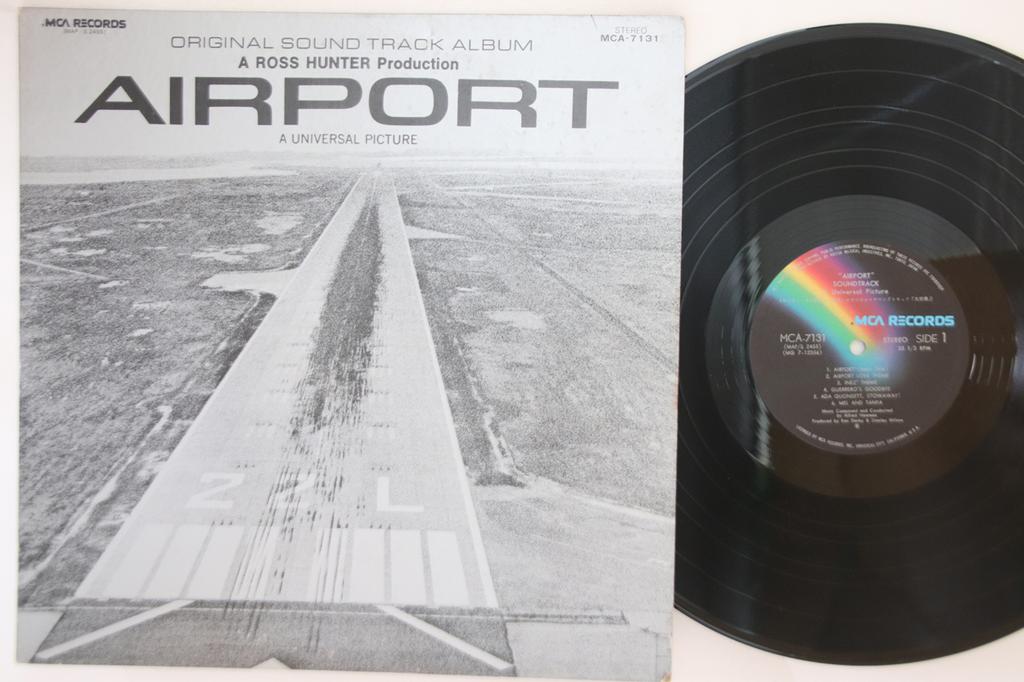 LP Record OST Airport MCA7131 MCA 1973 Japan Soundtracks Musicals Used