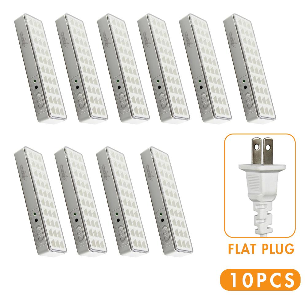 Wholesale 30LED Emergency Light Dimmable Firefighting Lamp Wall-mounted Evacuation Lights Portable Rechargeable Camping Light