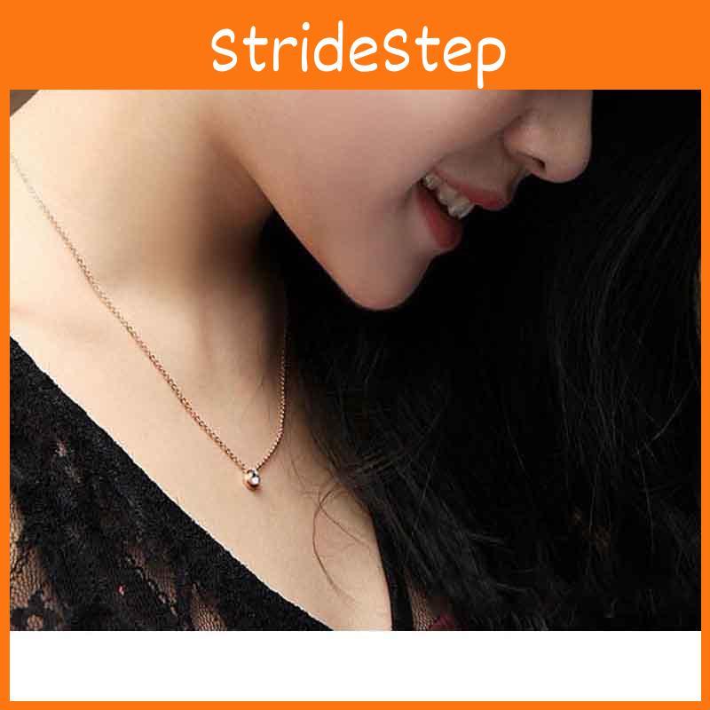 Timeless Rose Gold Plated Rhinestone Clavicle Chain Pendant Necklace For Women
