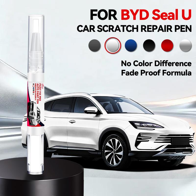 For BYD Seal U 2023-2025 Paint Repair Pen Touch Up Scratch Remover DIY Auto Accessories Black White Brown Blue Gray Yellow Red