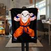 1PC Krillin Patterned Flannel Blanket Suitable For All Seasons For Home Decor Warmth And Comfort Gifts Holiday Present
