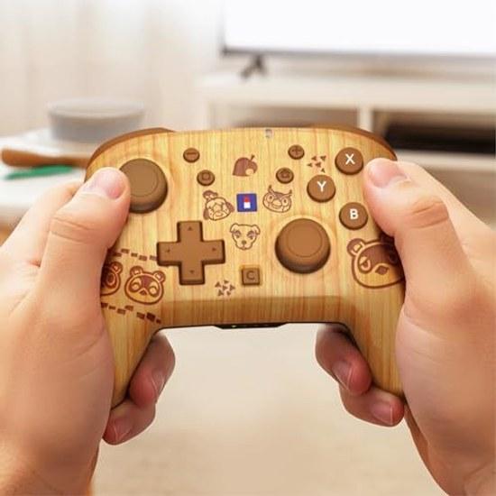Nintendo Licensed Product Animal Crossing Horizons Wireless Hori Pad TURBO Switch 2 DIY Life Compatible Includes Rapid Fire Hold Function