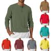 Men's Loose Casual  Long-sleeved Lapel Zip-up Hoodie