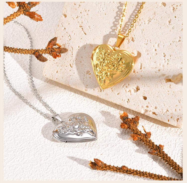 Personalisierte Herz-Anhänger-Halskette für Damen, Personalisierte Foto-Schloss-Halskette Schmuck, Jubiläumsparty Geburtstagsgeschenk