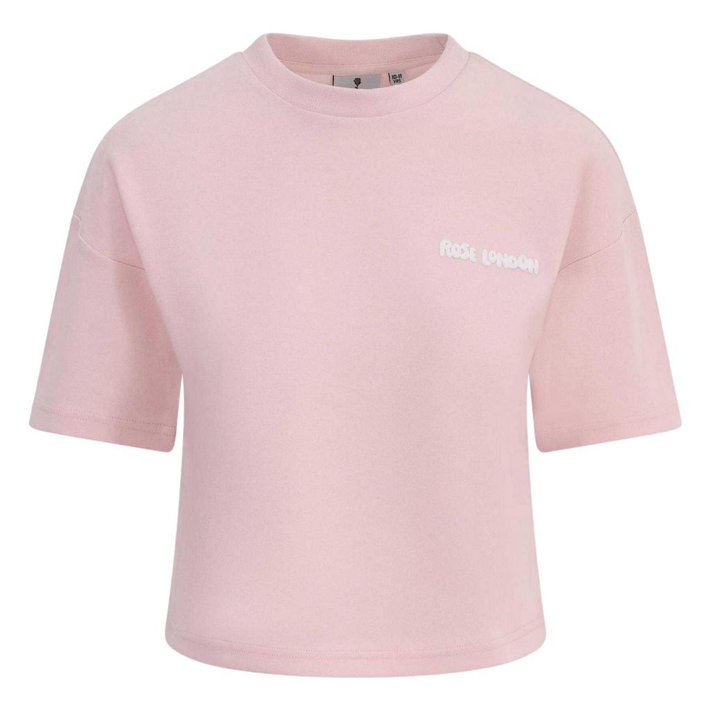 Rose London Girls Authentic Logo Cropped T-Shirt