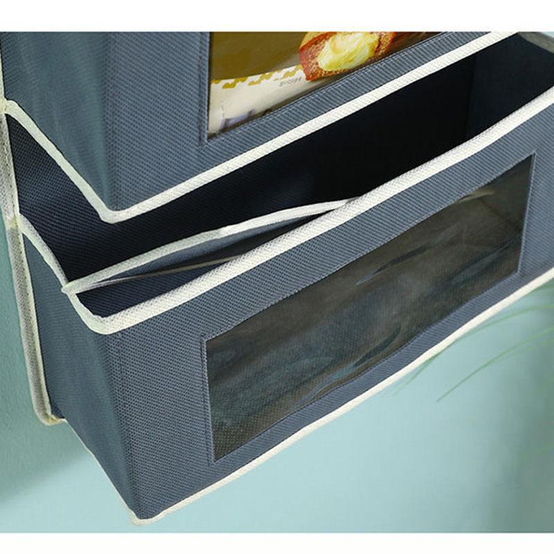 Storage Hanging Bag Behind The Door Wall-mounted Storage Bag Fabric Hanging Pocket Dormitory Home Wall-mounted Storage Bag Hanging Wall