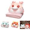 Dragon Year Cartoon Plush Pillow Blanket Versatile And Cozy