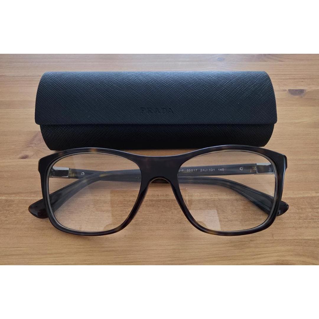 Used [PRADA] Glasses frames with prescription? glasses with case