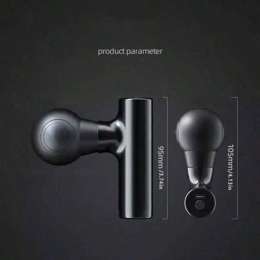1 Stück Massagepistole, Handheld-Perkussionsmassagegerät für Tiefengewebe und Muskeln für Körper, Rücken und Nacken, ultrakompaktes elegantes Design