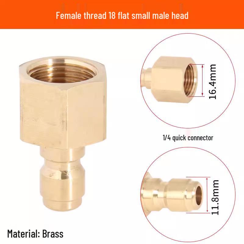 2-Point Brass Quick Connect High-Pressure Water Gun Hose for Car Washing and Cleaning 380.
