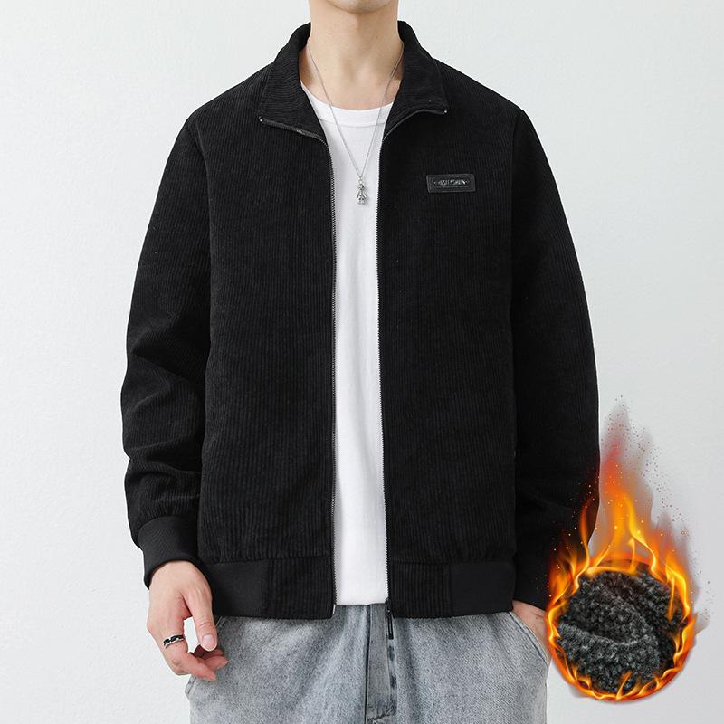 Куртка мужская осень и зима новый тренд свободная куртка молодежная мода универсальная — фото 8