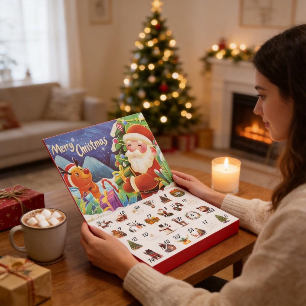 Christmas Diy Jewelry Countdown Calendar With Acrylic Decor For Holiday Gift Making