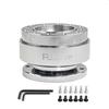 Steel Ball Lock Steering Wheel Quick Release Hub 70mm M8 PCD for Racing Simulator