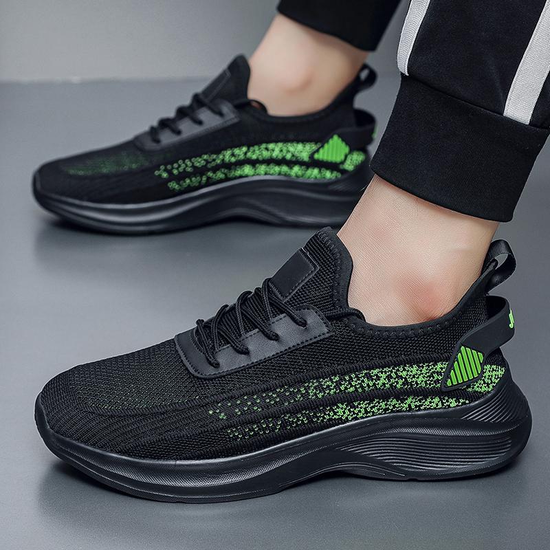 Men’s Summer Sports Shoes Casual Lightweight Running Sneakers Tennis Shoes Black Basketball Shoes for Students Large Size 48 49 50