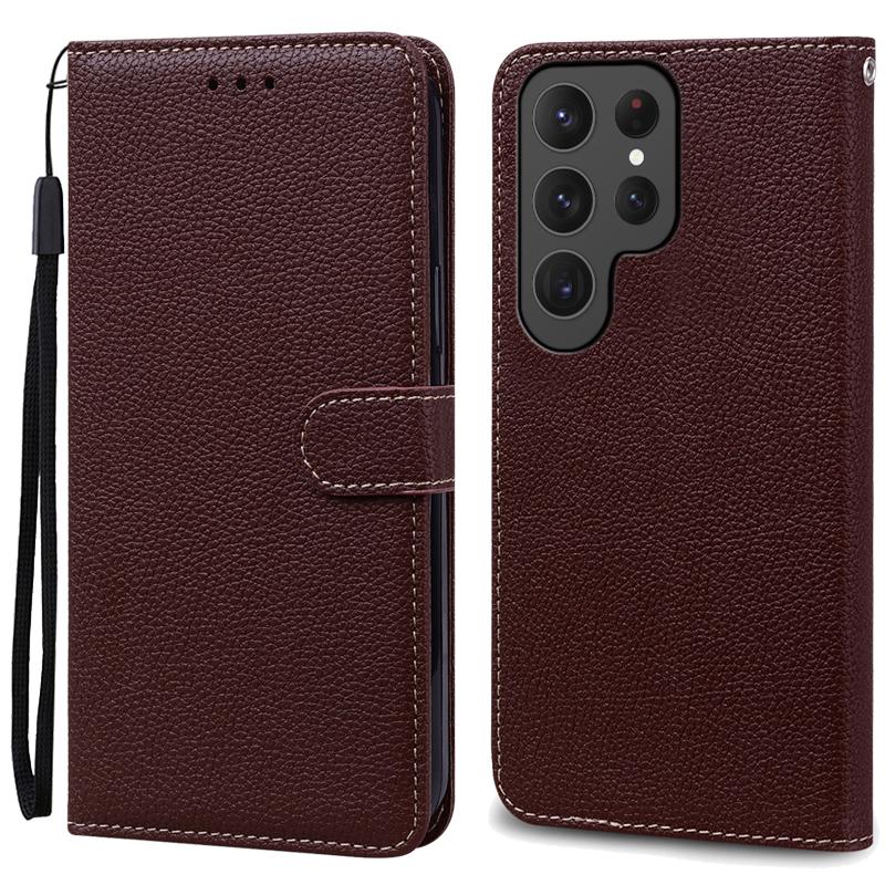 Candy Color Wallet Leather Flip Case For Samsung Galaxy S26 Ultra Case S25 S24 S23 S22 Plus S21 S20 FE S10 Phone Cover Card Slots Book Case Bumper Bag