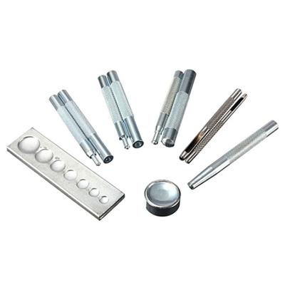 Durable Die Punch Hole Snap Fastener Press Rivet Button DIY Leather Craft Kit