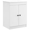 Bathroom Cabinet White 54 X 41 X 70 Cm Engineered Wood
