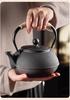 Handmade Uncoated Cast Iron Japanese Tea Pot - Retro Style Hearth Kettle for Brewing and Boiling Water