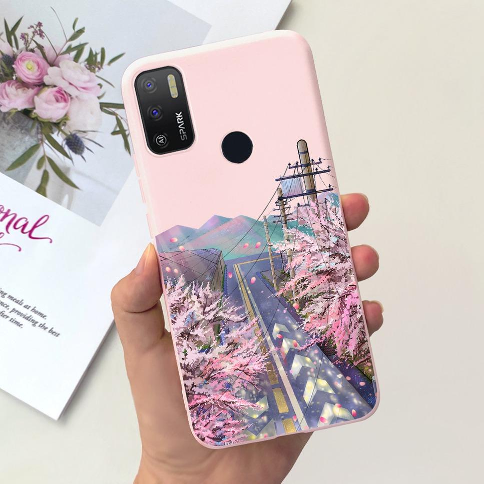 For Tecno Spark 5 Air 7.0" Case Space Astronaut Cute Cat Soft Silicone Cover For Tecno Spark5 Air KD6a Bumper Phone Case Coque