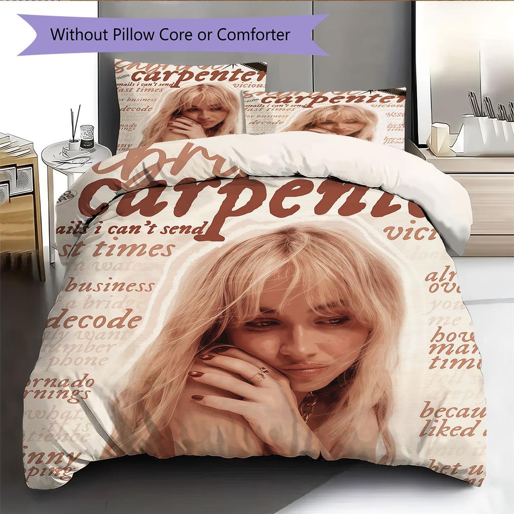 Sabrina Bliss Bedding Quilt Set Quilt Cover Pillowcase Home Decoration Birthday Gift (1 * Duvet Cover + 2 * Pillowcase, Without Core)
