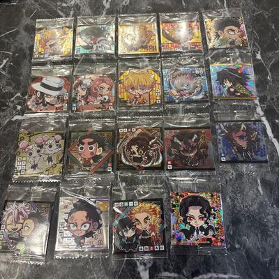 Used Demon Slayer: Kimetsu No Yaiba Wafer Seal Giyu Tomioka Yukimei Kibutsuji Muzan Kibutsuji