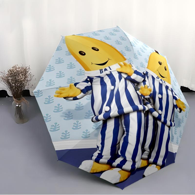 1pc Banana Umbrella, Sun Protection, And UV Shielding. It Has Eight Sturdy Ribs for Outdoor Use And Perfect Gift