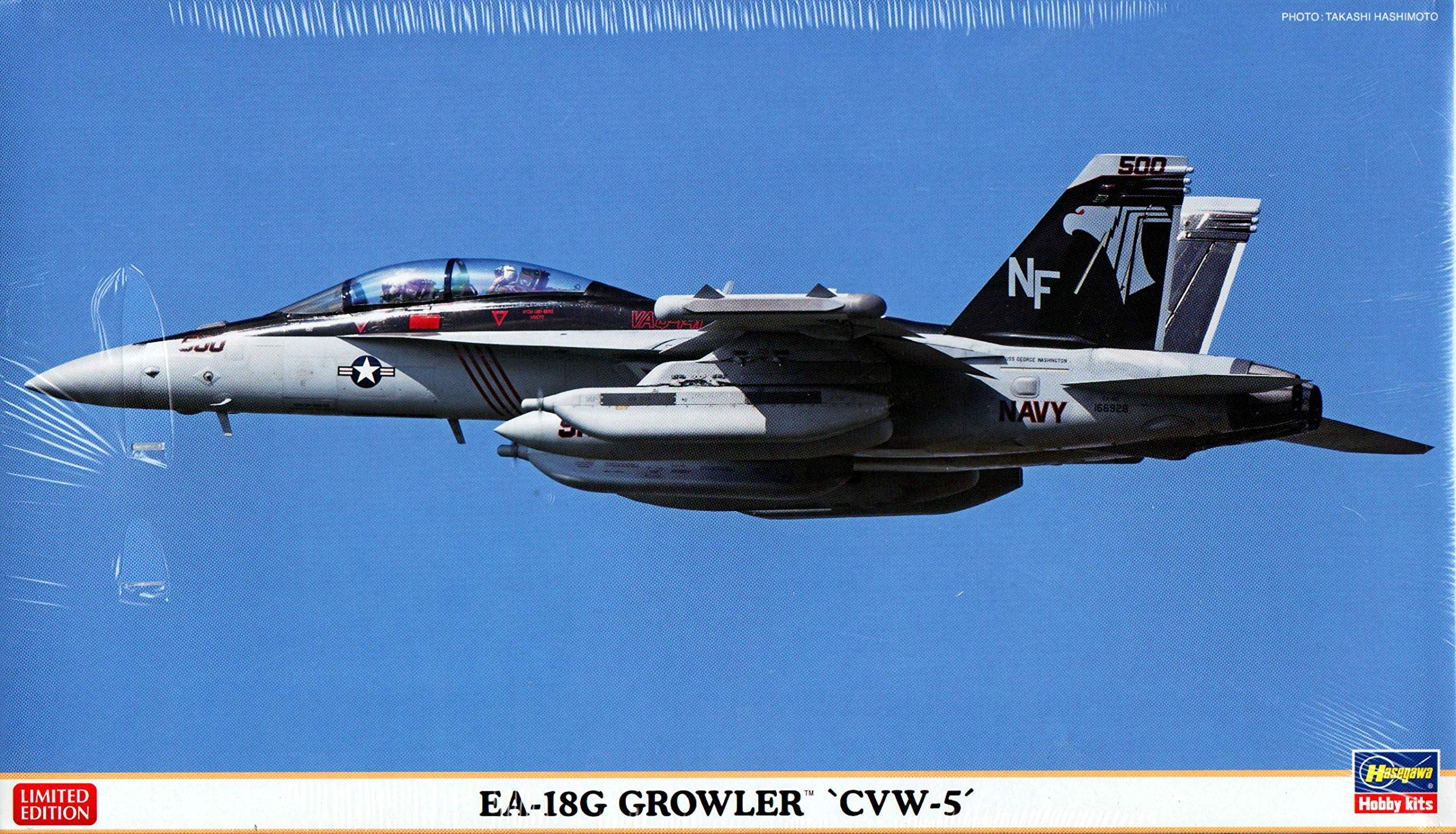 

Самолет серии Hasegawa Growler 02143 1/72 EA-18G CVW-5