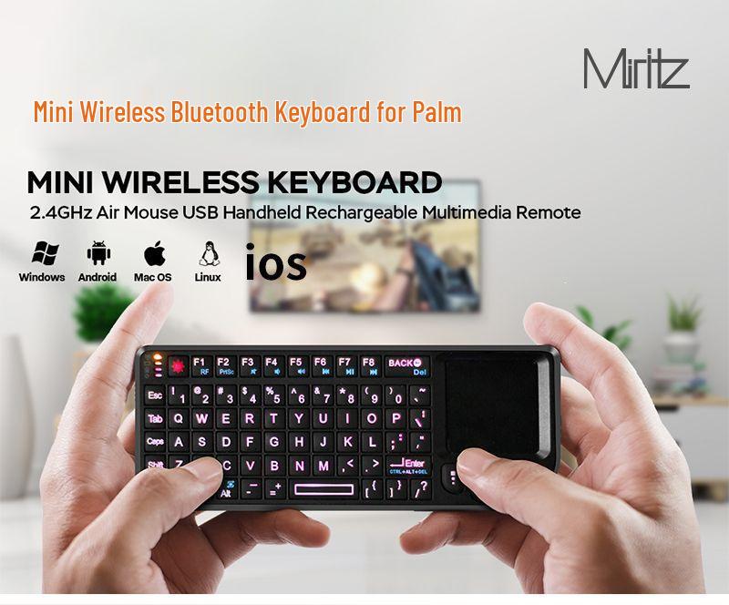 2025 Mini Wireless Keyboard & Touchpad Mouse Combo for Phone, Tablet, and Gaming