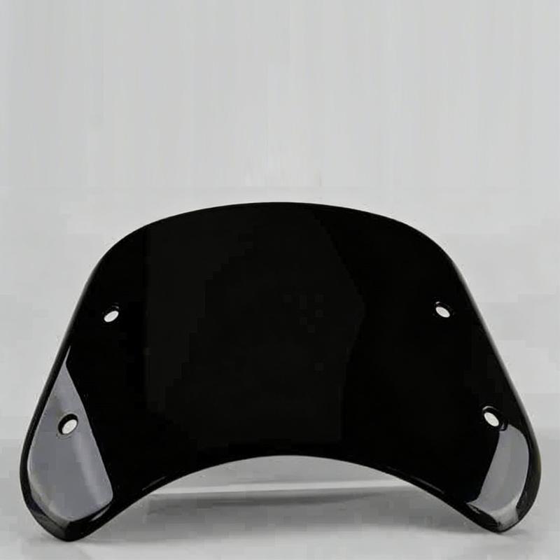 Non Scowl Motorcycle Windshield Standard Size 25x19x3cm For Improved Visibility