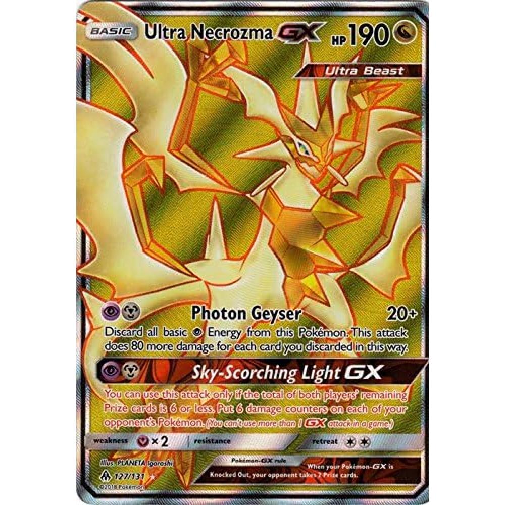 

Pokemon Singles Ultra Necrozma GX 127 131 Full Art Ultra Rare Forbidden Light