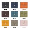 Damen Geldbörse aus echtem Leder, Bifold - Koreanischer Stil, Weiches Rindsleder, Mehrere Kartenfächer