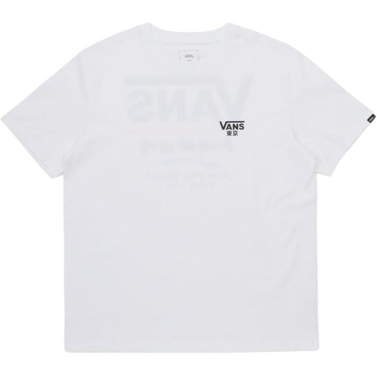 

Vans Pullover Round Neck Letter Print Short Sleeve T-Shirt Men tops VN000NUTWHT XXL