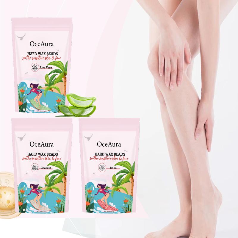 Body Hair Removal Wax Beans Gentle Formula for Soft Skin NonIrritating Depilatory Wax for Home and Salon Usage