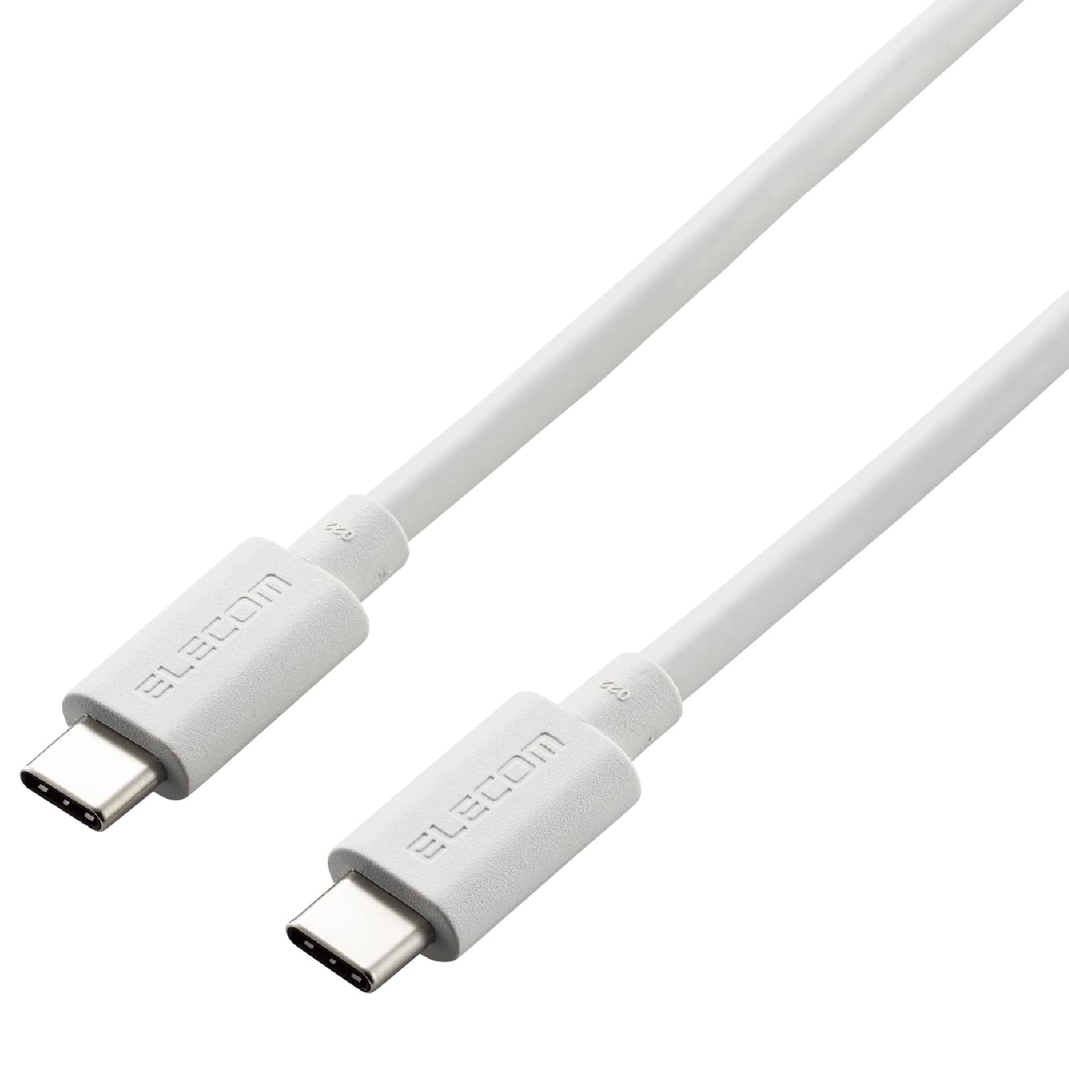 

Elecom Кабель USB Type C Совместимость с USB4 Кабель Silver Совместимость с iPhone 16 (USB-C USB-C) 0,8 м [Проверенная серия] серебряный
