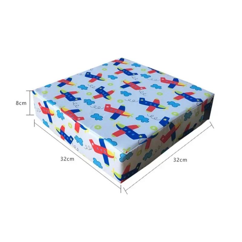 Children Increased Chair Pad Adjustable Baby Furniture Booster Seat Portable Kids Dining Heighten Cushion Pram Chair Removable