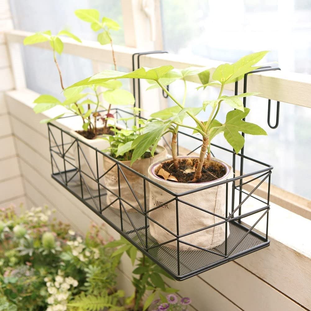 Room and Home Hanger Gardening Potted Plant Pot Covent 50 Black 50 x x cm 17.5 26.3