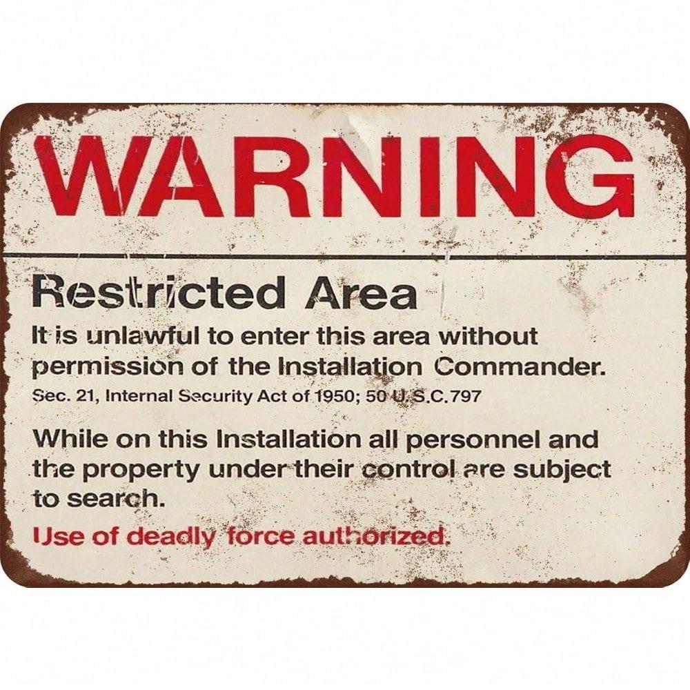 Vintage Metal Wall Sign Ranch Decor Garage Bar Tin Art