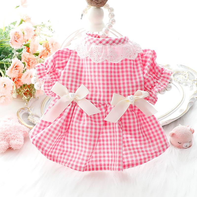 Dog Dresses for Small Dogs Cute Girl Female Dog Dress Apparel for Girls Puppy Shirt Skirt Doggie Dresses Pet Summer Clothes