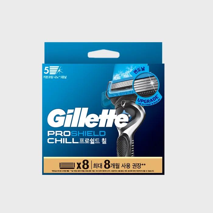 Gillette 2024 ProShield Chill Razor Blades 8 Pack 2024 ProShield Seven Razor Blades 8 Pack (G162)