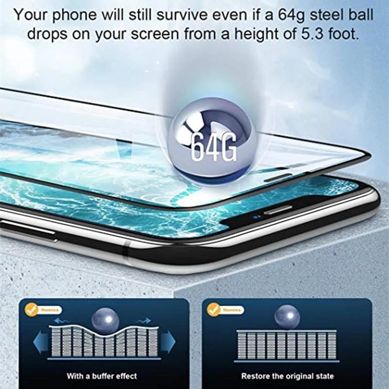 2PCS Screen Protector For Iphone 17 16 15 14 13 12 11 Pro Max Plus X XS MAX XR Tempered Glass For Iphone 14 15 16 Plus Protective